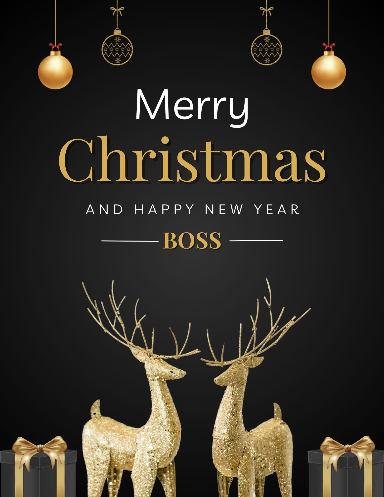 Christmas Messages for Boss