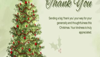 Christmas Wishes Thank You Messages