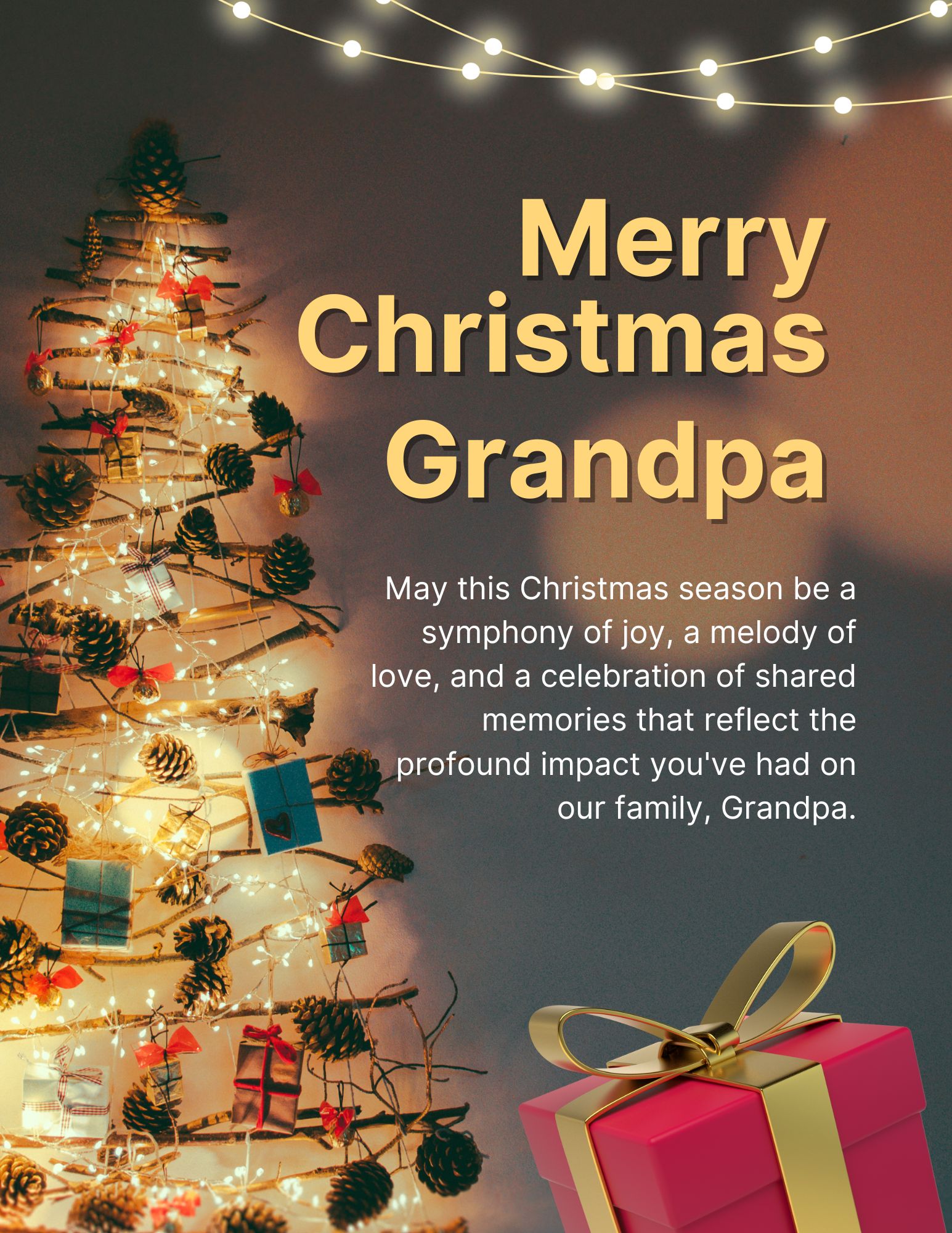 Christmas Wishes for Grandfather