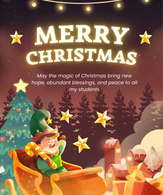Christmas wishes for students