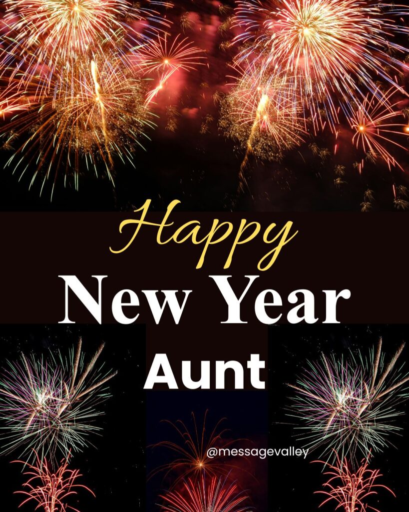 New Year Wishes for Aunt