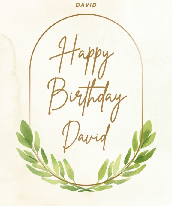 Happy Birthday David