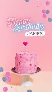 Happy Birthday James