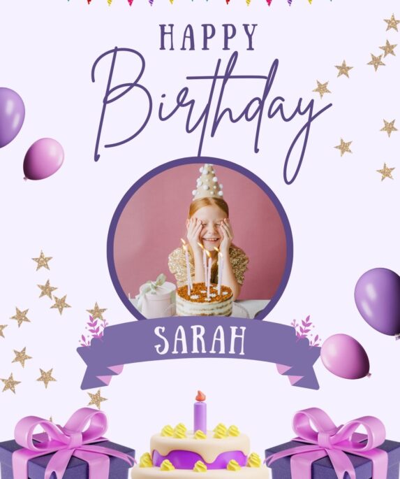 Happy Birthday Sarah