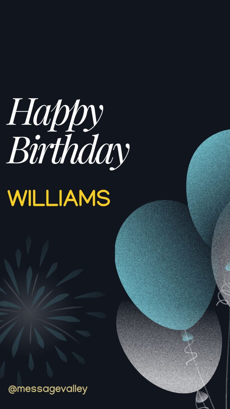 Happy Birthday William