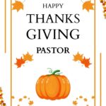 Thanksgiving Message for Pastor