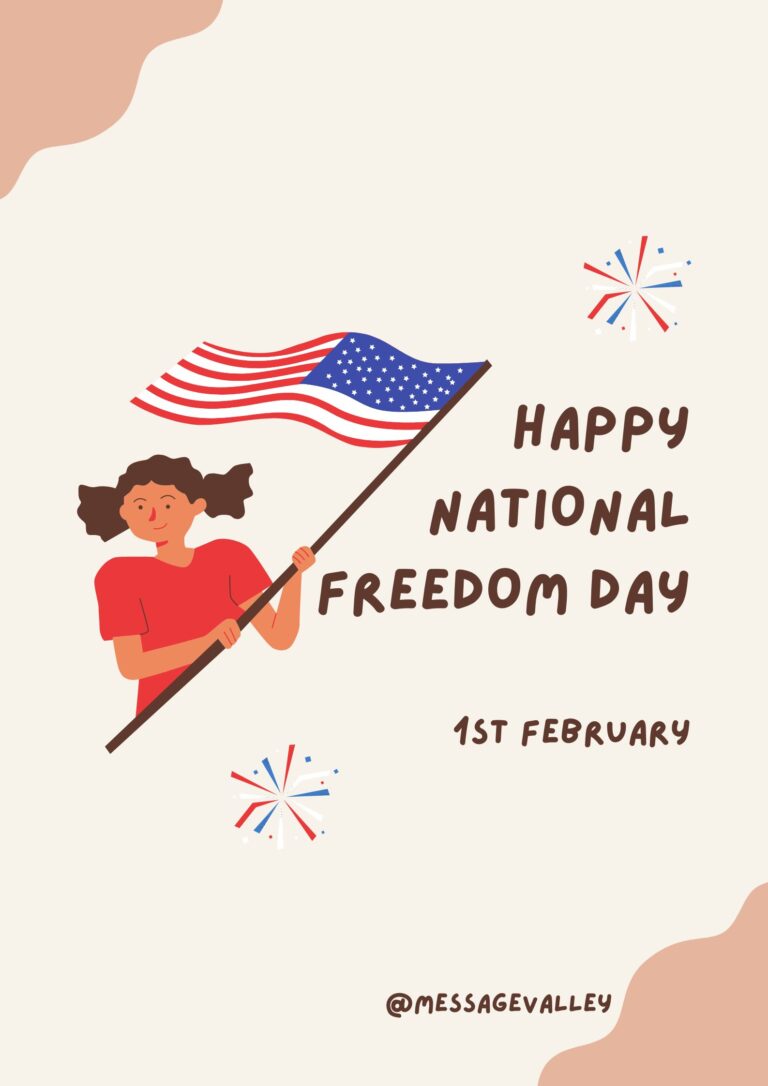 Happy National Freedom Day