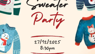 Ugly Christmas Sweater Party Invitations