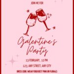 Galentine's Day Party Invitation Messages