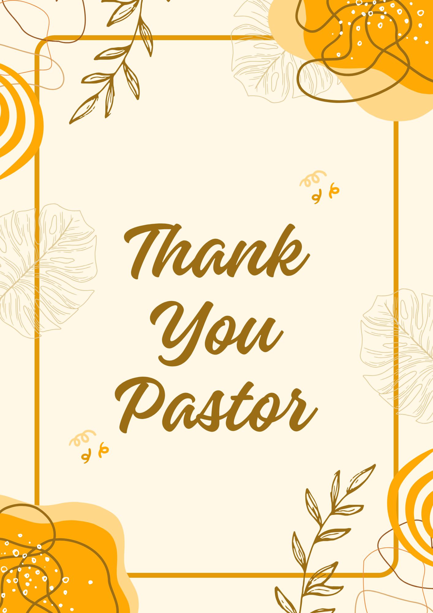 Thank you messages for Pastor for Counseling