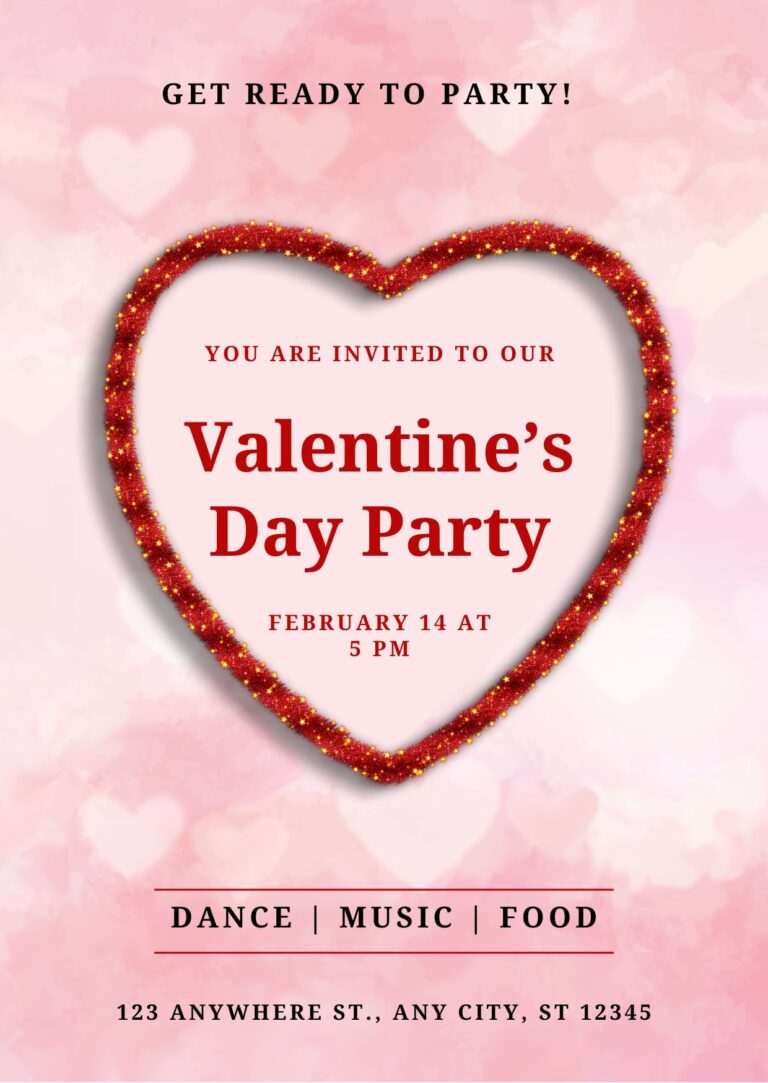 Valentine's Day Party Invitation Messages