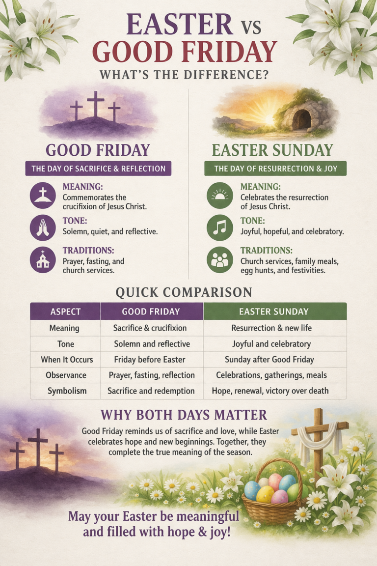 Easter vs Good Friday