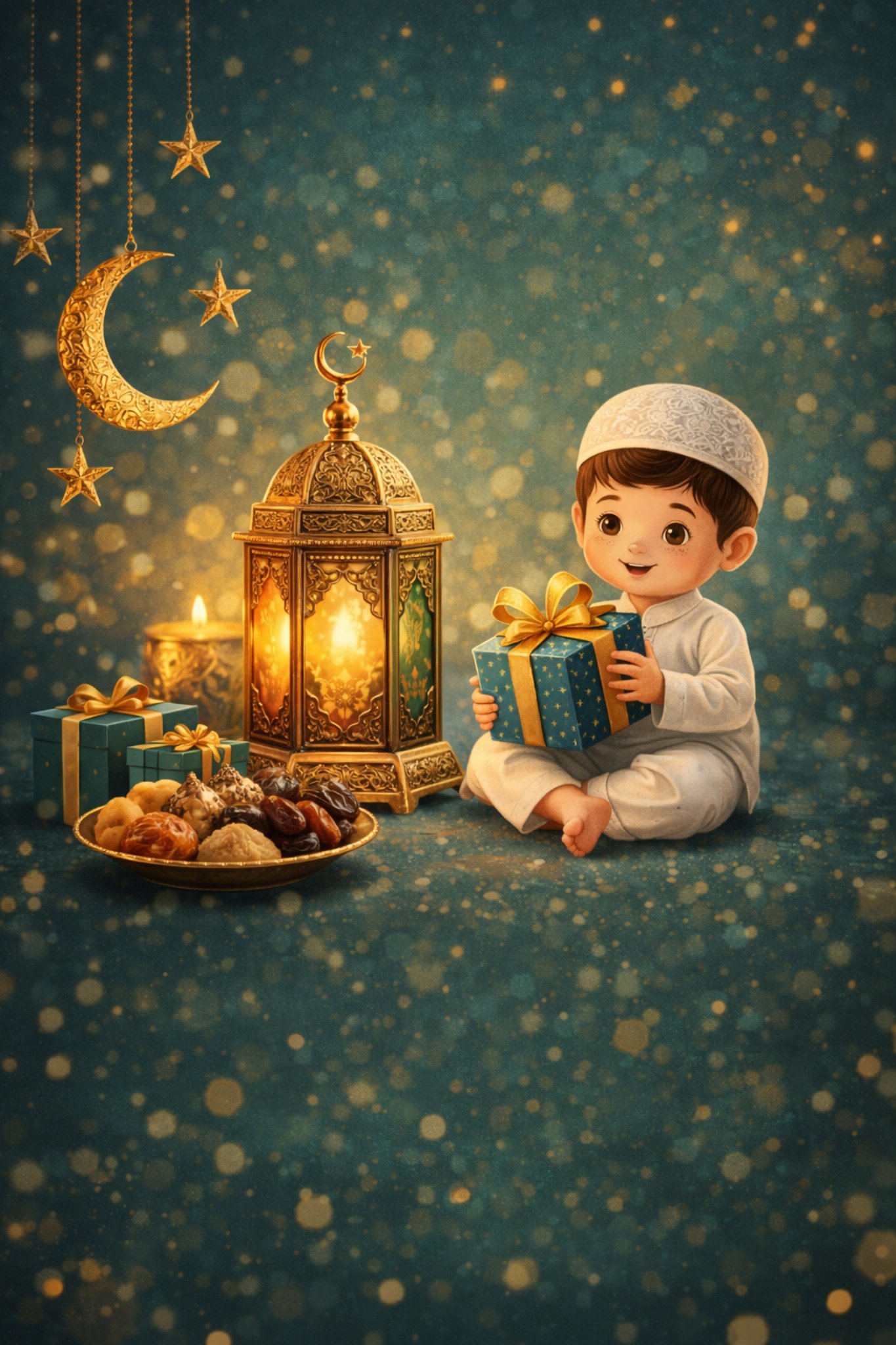 Eid ul-Fitr Wishes Messages for Grandson