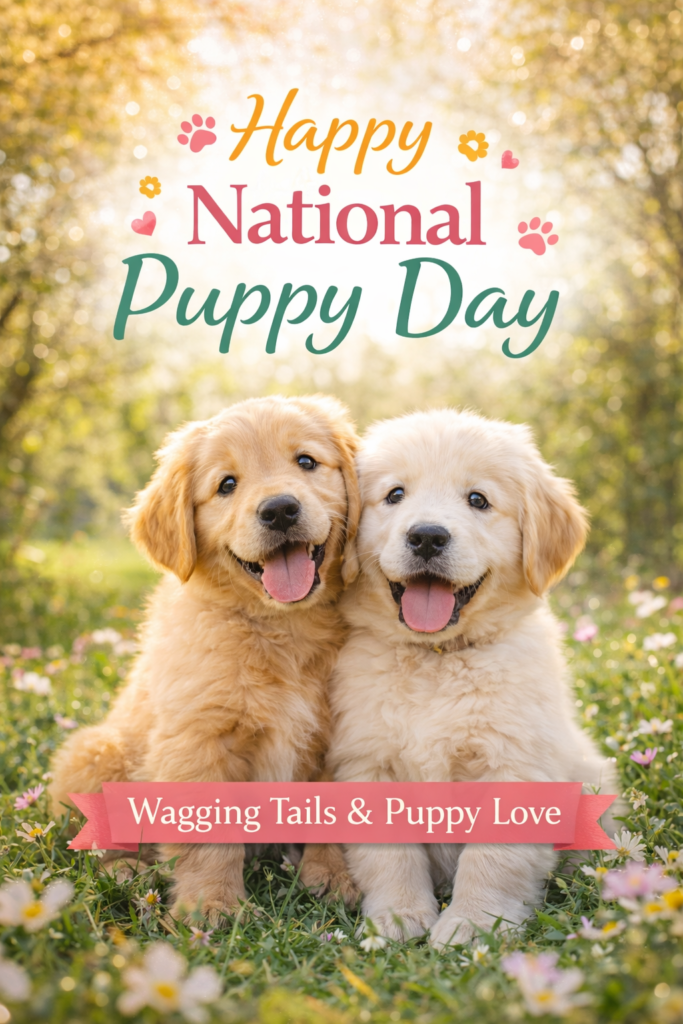 National Puppy Day Messages