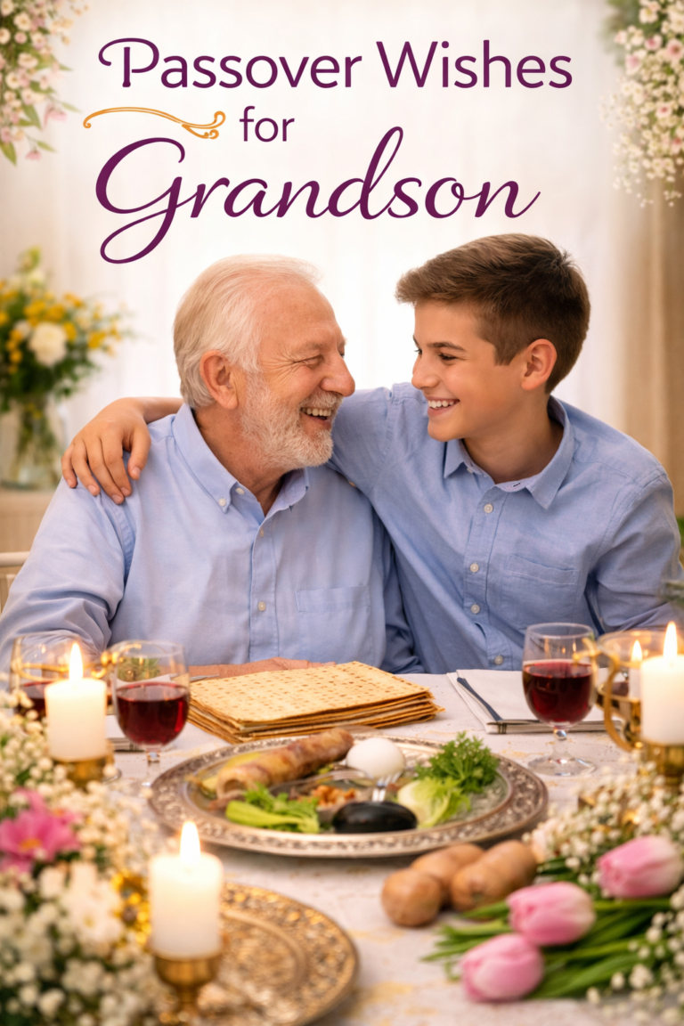 Passover Wishes for Grandson