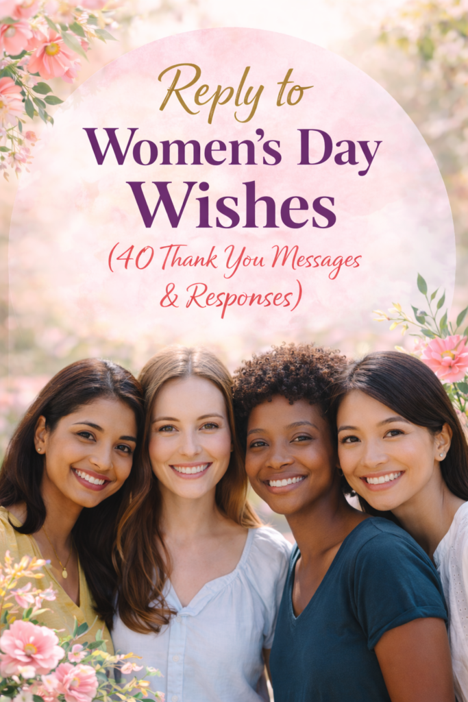 Reply to Women’s Day Wishes