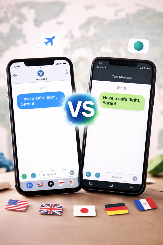 iMessage vs SMS for International Texting
