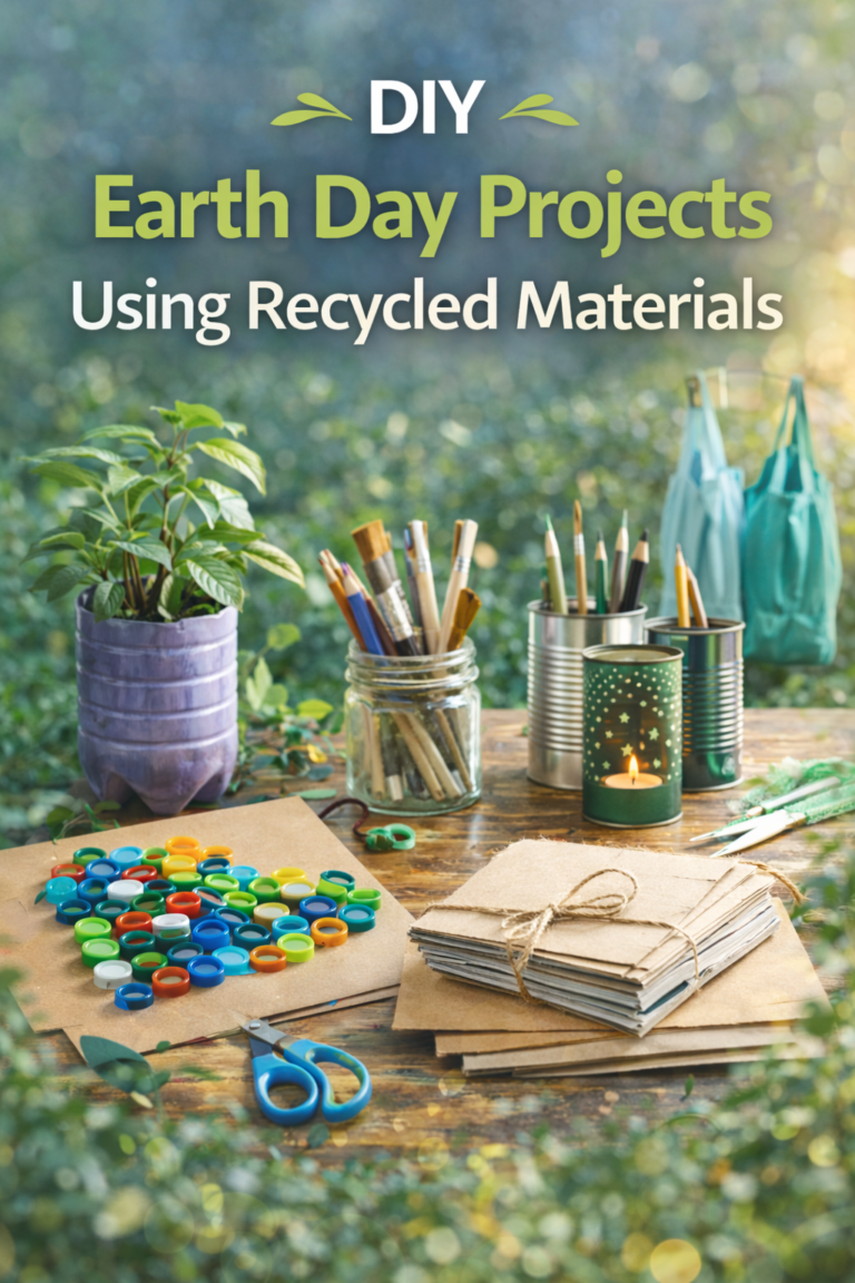 DIY Earth Day Projects Using Recycled Materials