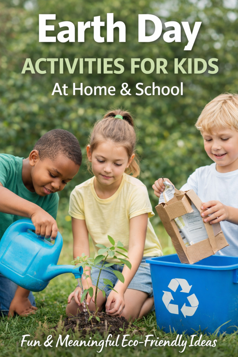 Earth Day Activities for Kids at Home & School
