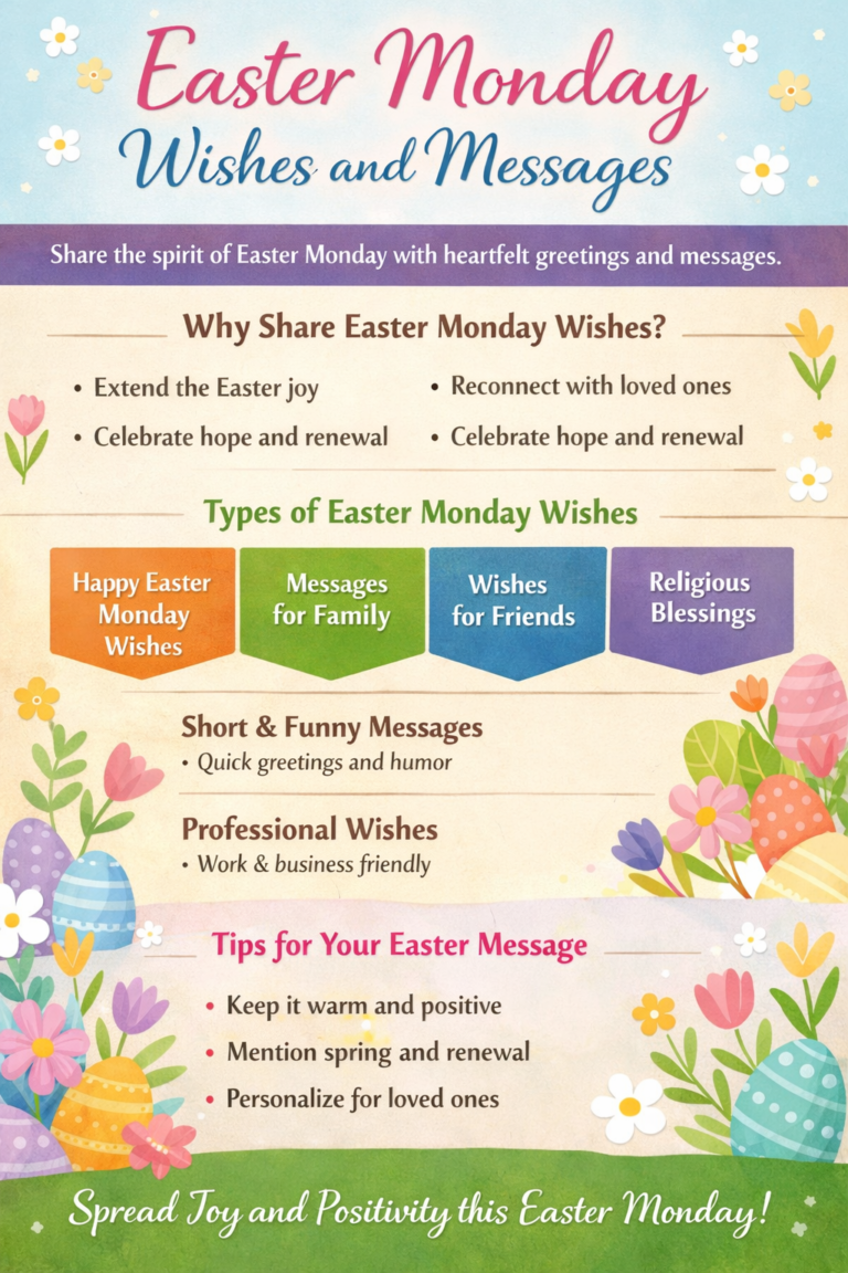Easter Monday Wishes and Messages