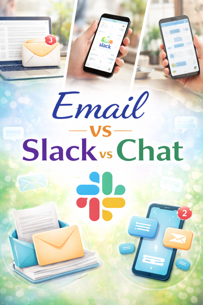 Email vs Slack vs Chat