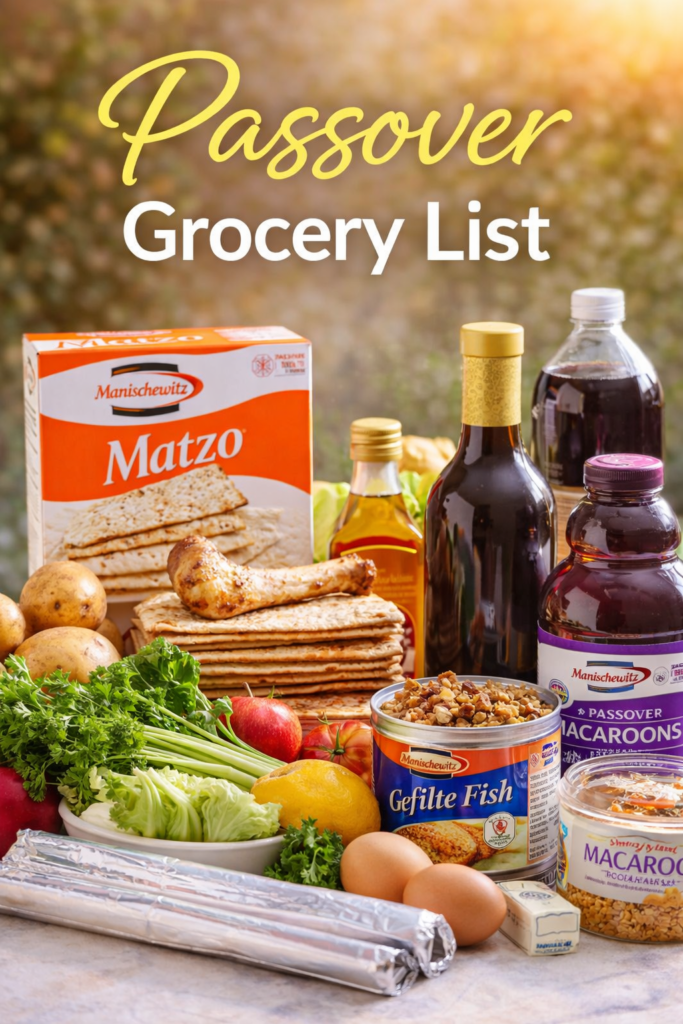 Passover Grocery List