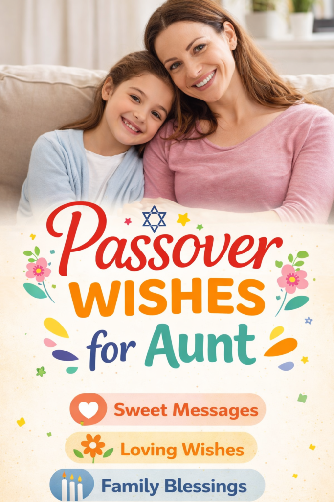 Passover Wishes for Aunt