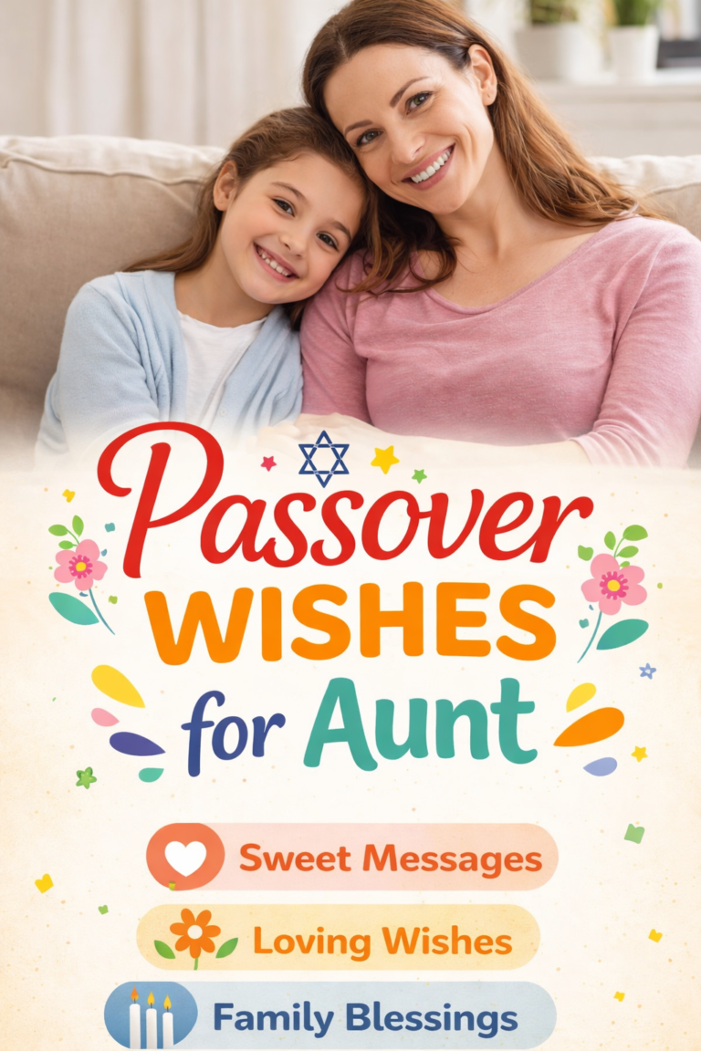 Passover Wishes for Aunt