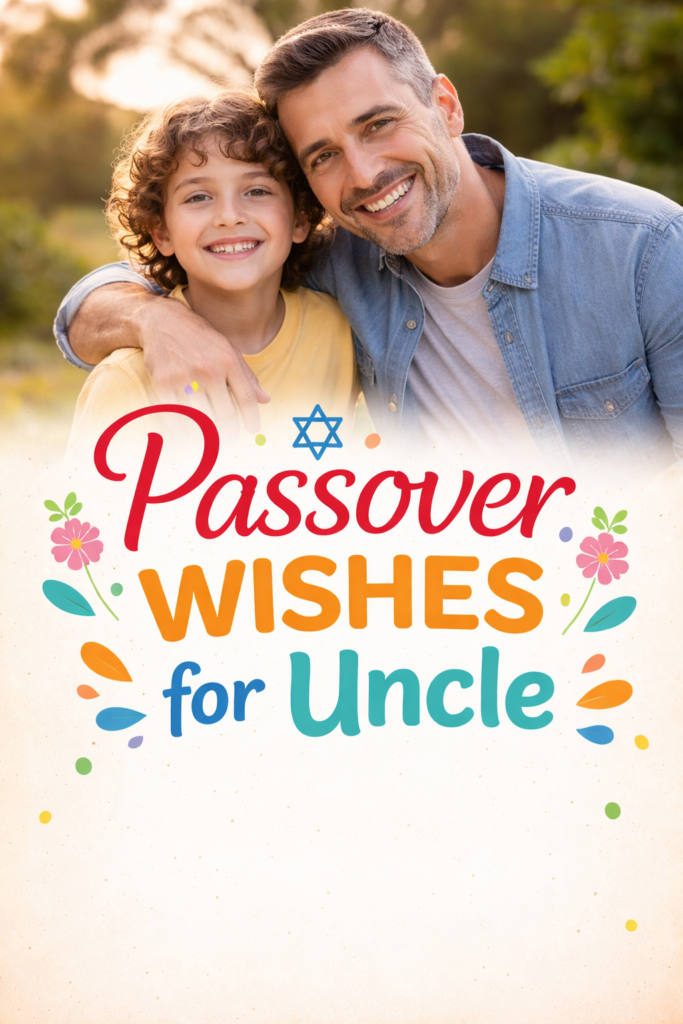 Passover Wishes for Uncle