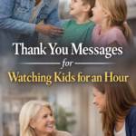 Thank You Messages for Watching Kids for an Hour