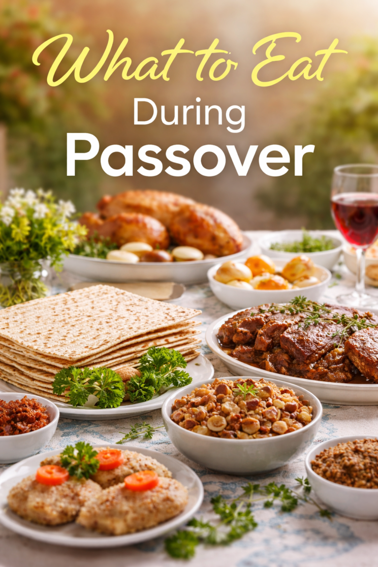 What to Eat During Passover