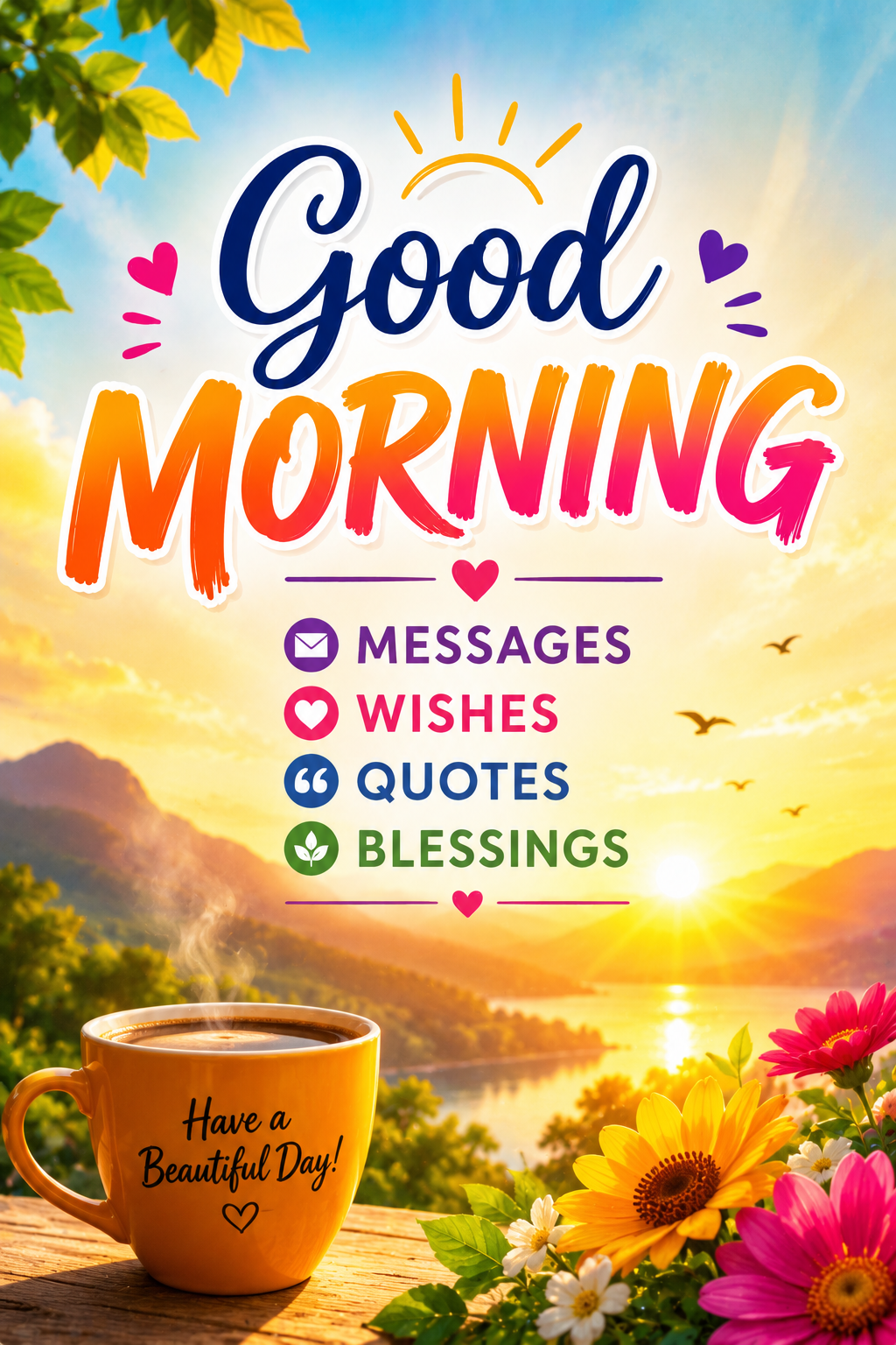 Good Morning Messages, Wishes, Quotes & Blessings