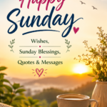 Happy Sunday Wishes, Sunday Blessings, Quotes & Messages