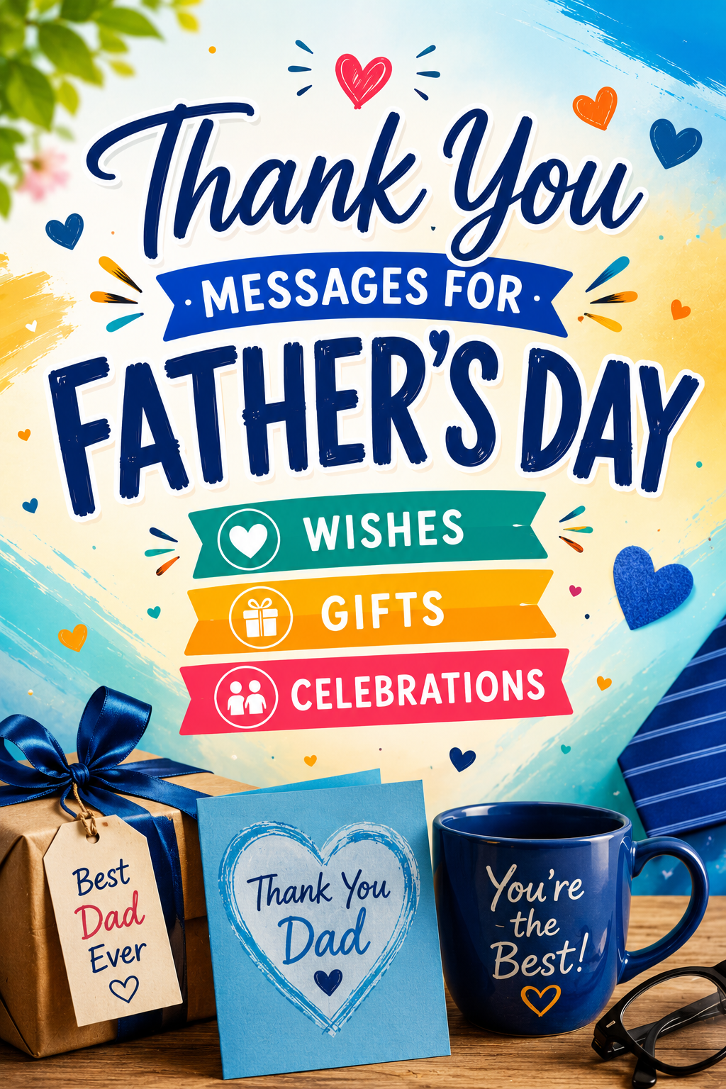 Thank You Messages for Father's Day Wishes, Gifts & Celebrations